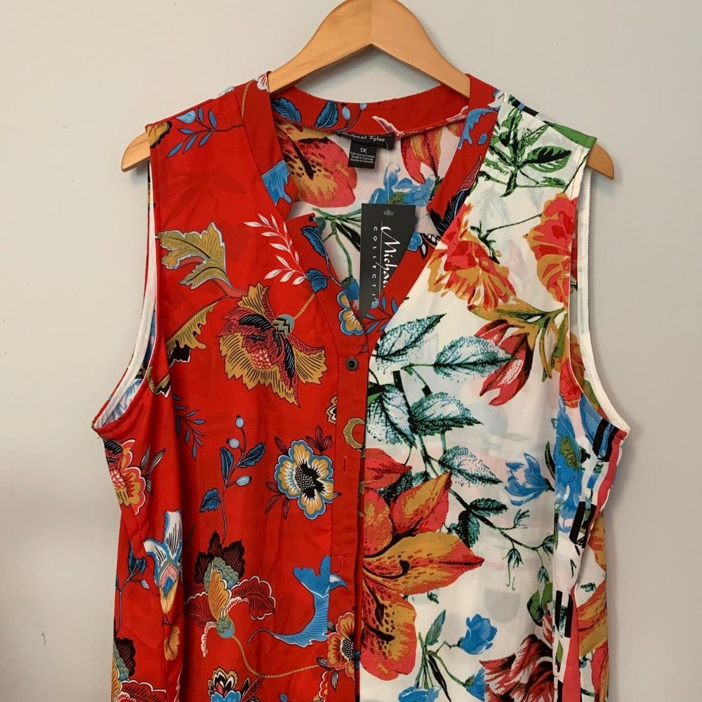 Michael Tyler Multi-Color Top